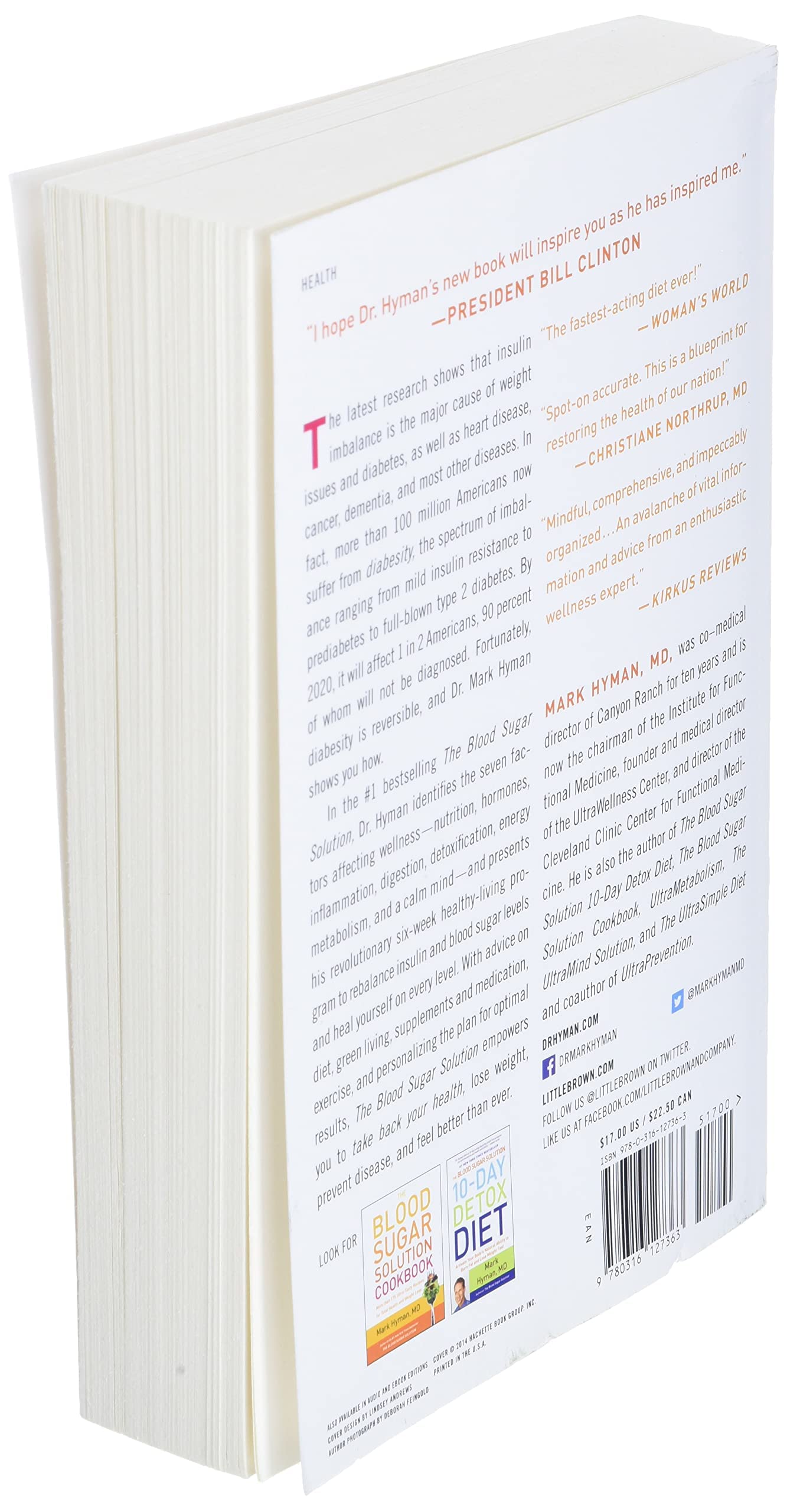 The Blood Sugar Solution: The UltraHealthy Program for Losing Weight, Preventing Disease, and Feeling Great Now! (The Dr. Mark Hyman Library, 1)