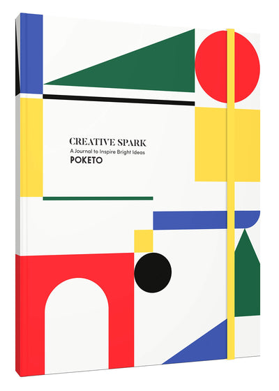 Creative Spark: A Journal to Inspire Bright Ideas (Book of Guided Prompts to Ignite Creativity, Notebook with Colorful Geometric Designs and Inspirational Ideas)
