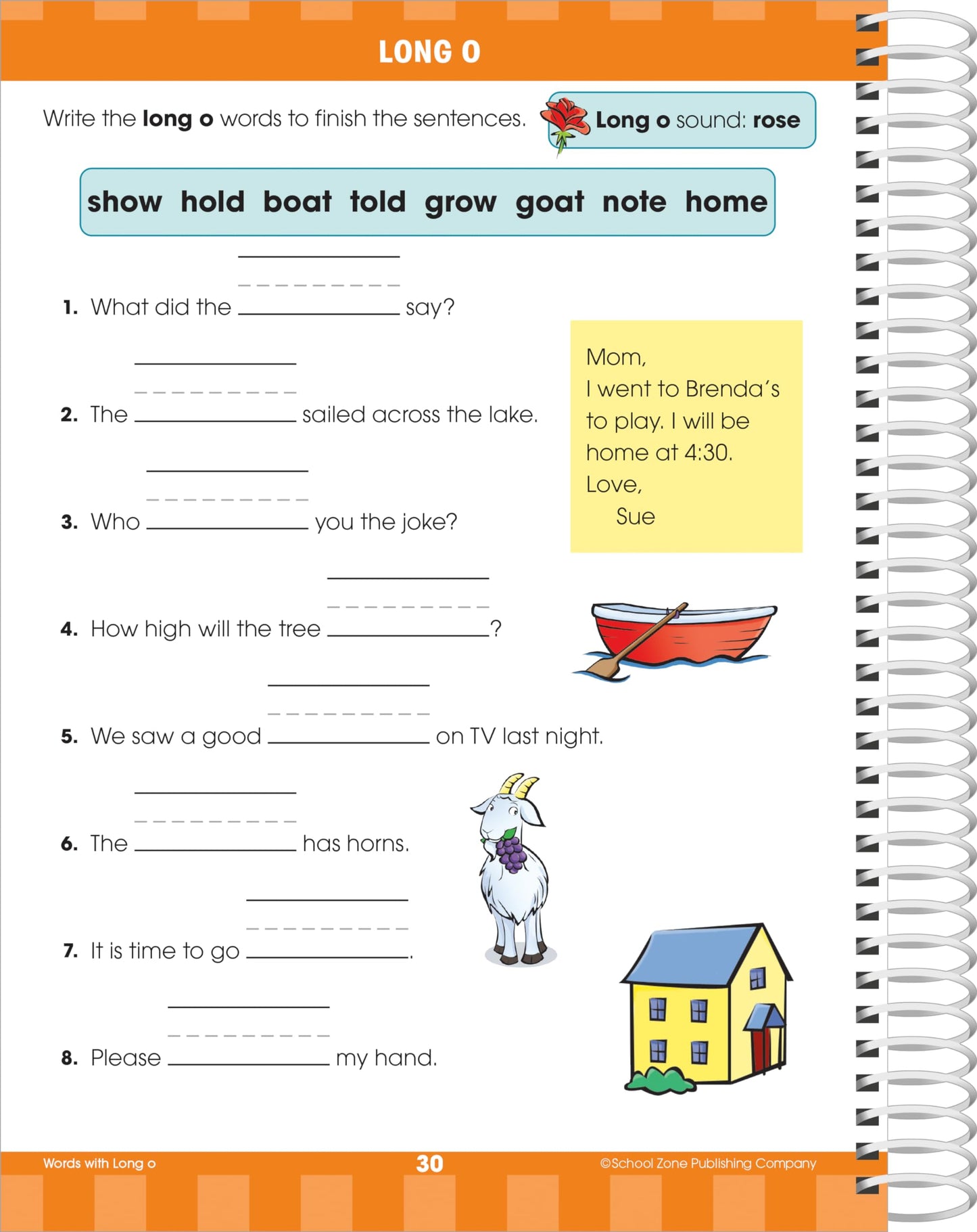 School Zone Big First Grade Workbook: 320 Spiral-Bound Pages, 1st Grade, Reading Comprehension, Phonics, Spelling, Vocabulary, Basic Math, Time, Money, Fractions, Ages 6 to 7
