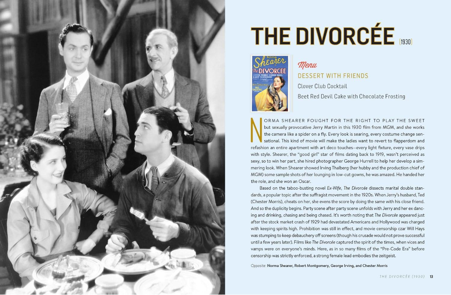 Movie Night Menus: Dinner and Drink Recipes Inspired by the Films We Love (Turner Classic Movies)