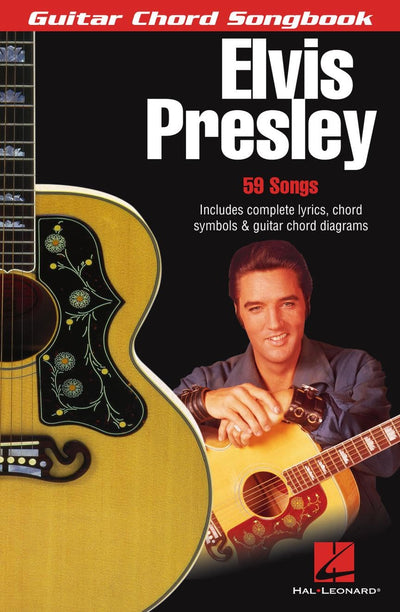 Elvis Presley Guitar Chord Songbook  59 Classic Songs with Lyrics & Chords  Includes Jailhouse Rock, Hound Dog, Suspicious Minds & More  Hal Leonard Guitar Music Book (Guitar Chord Songbooks)