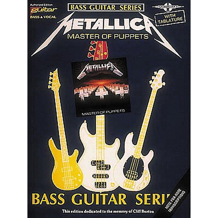 Metallica - Master of Puppets* (Bass Guitar)