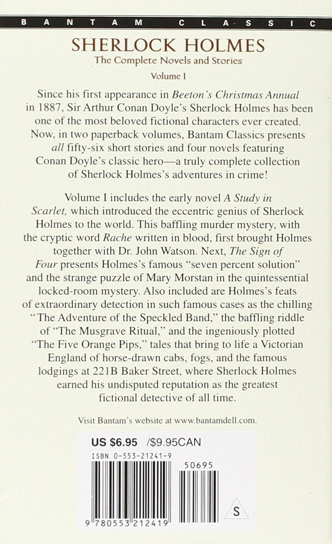 The Complete Sherlock Holmes (2 Volumes)