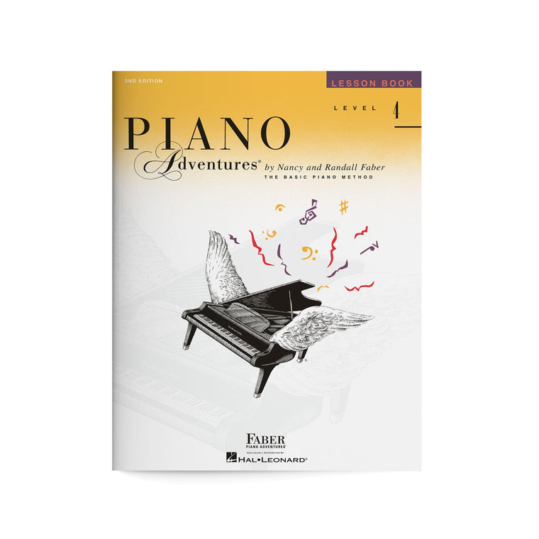 Piano Adventures: Lesson Book- Level 4, 2nd Edition  Intermediate Piano Method for Students and Adults  Learn Arpeggios Chords and Scales  Educational Sheet Music Songbook  Faber Piano Book