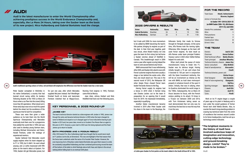 Formula One 2026: The Worlds Bestselling Grand Prix Guide (Formula One Grand Prix Guide)