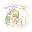 Huron National Forest Map (National Geographic Trails Illustrated Map, 757)