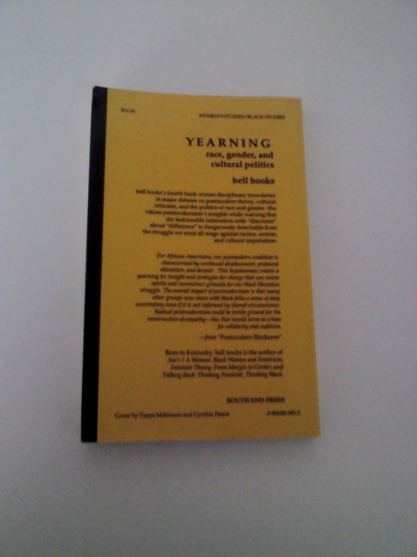 Yearning: Race, Gender, and Cultural Politics by Bell Hooks