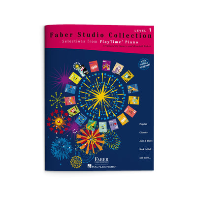 Faber Studio Collection: Selections from PlayTime Piano - Level 1  Beginner Piano Sheet Music Book for Kids  Easy Piano Songbook with Familiar Tunes and Fun Arrangements  Faber Piano Book