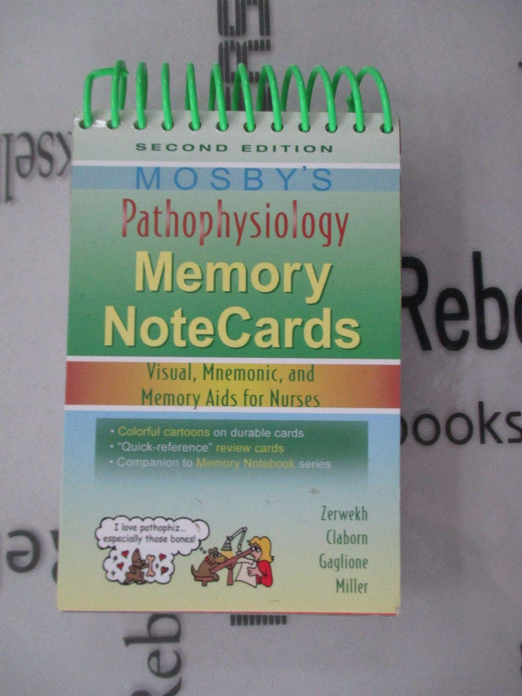 Mosby's Pathophysiology Memory NoteCards: Visual, Mnemonic, and Memory Aids for Nurses