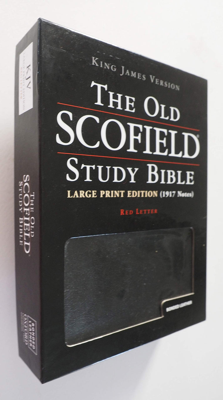 The Old Scofield Study Bible, KJV, Large Print Edition (Black Bonded Leather)
