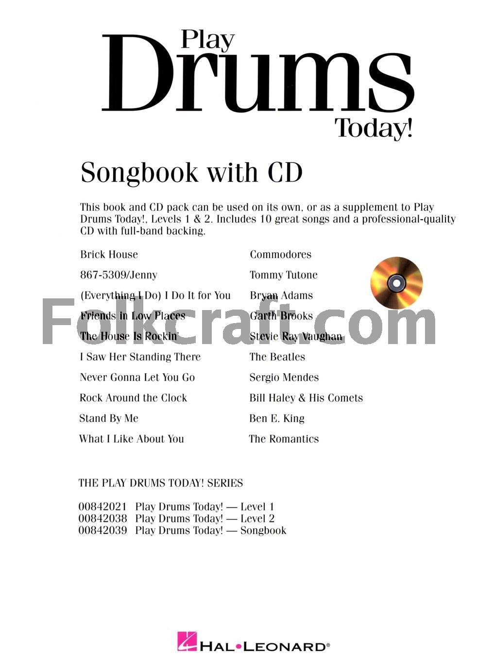 Play Drums Today! Songbook (Play Today!)