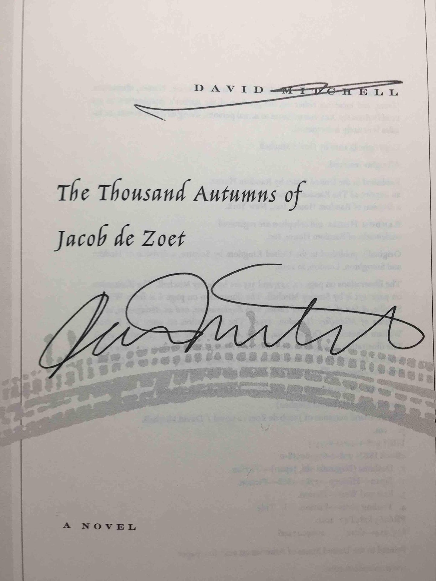 The Thousand Autumns of Jacob De Zoet by David Mitchell (Hardcover)