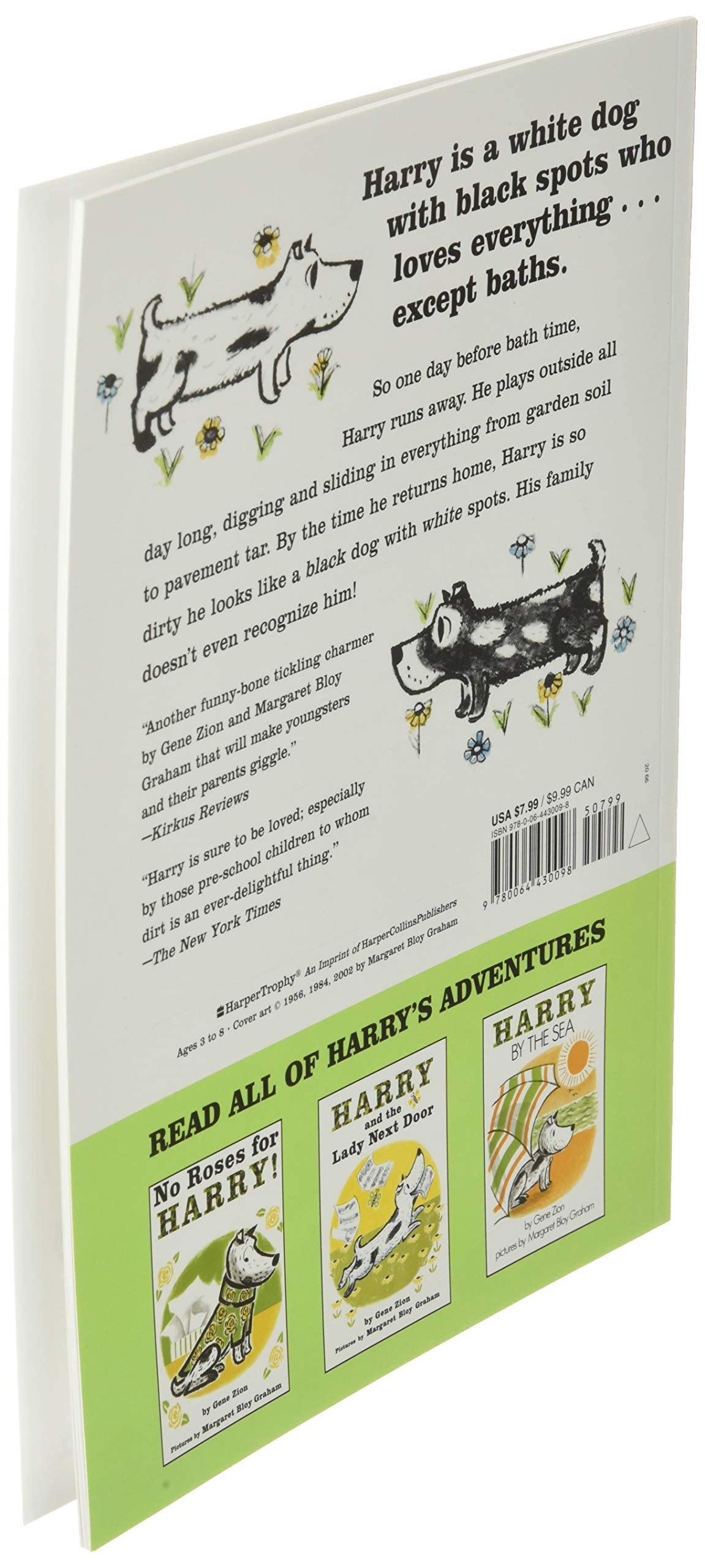 Harry the Dirty Dog: A Beloved Classic About a Stubborn Dog Who Absolutely Refuses Bath Time and Makes a Mess (Harry the Dog)
