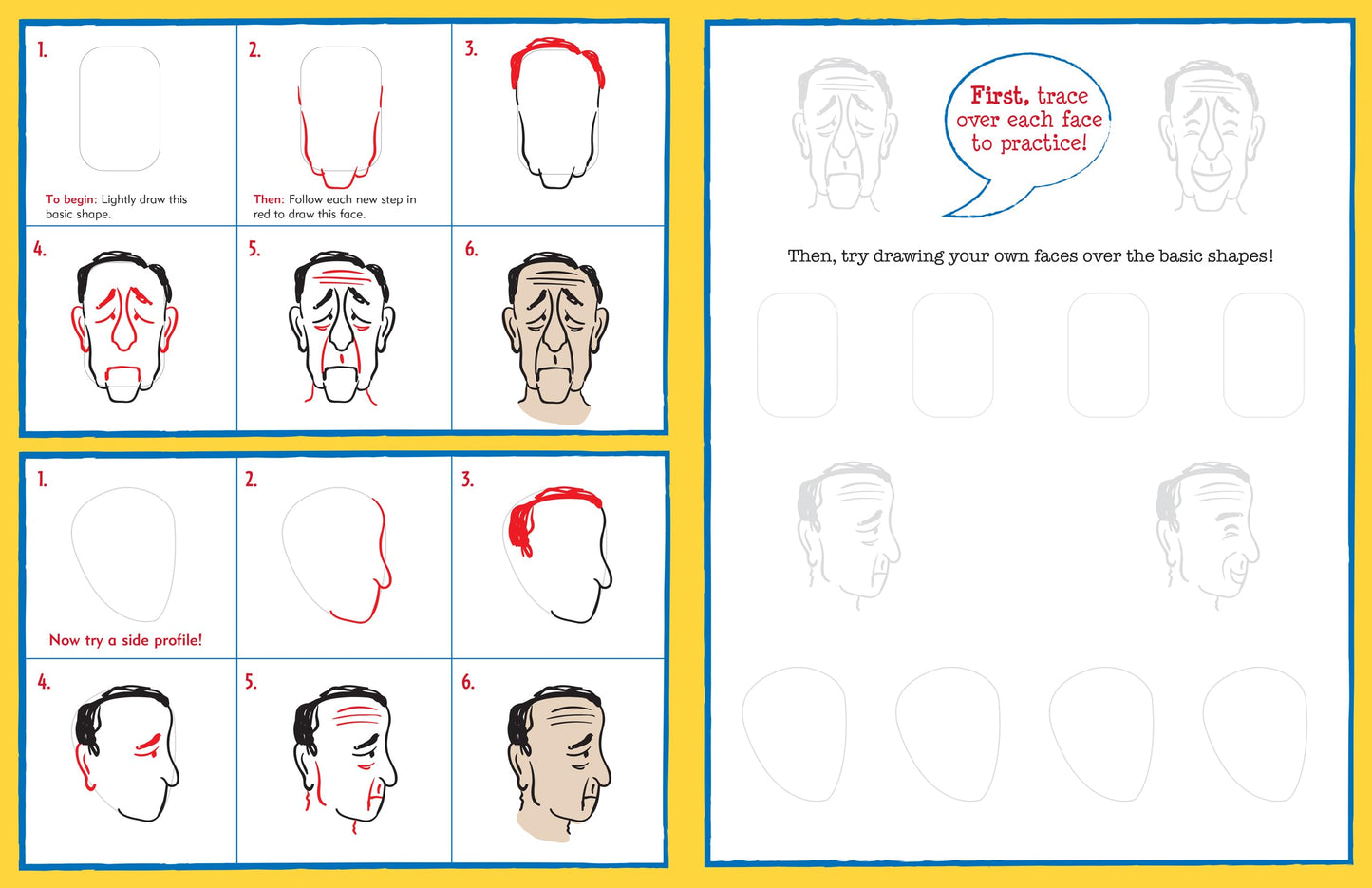 Learn to Draw... Faces (Easy Step-by-Step Drawing Guide) (Young Artist)