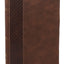 NKJV, Personal Size New Testament, Brown Leathersoft, Red Letter, Comfort Print