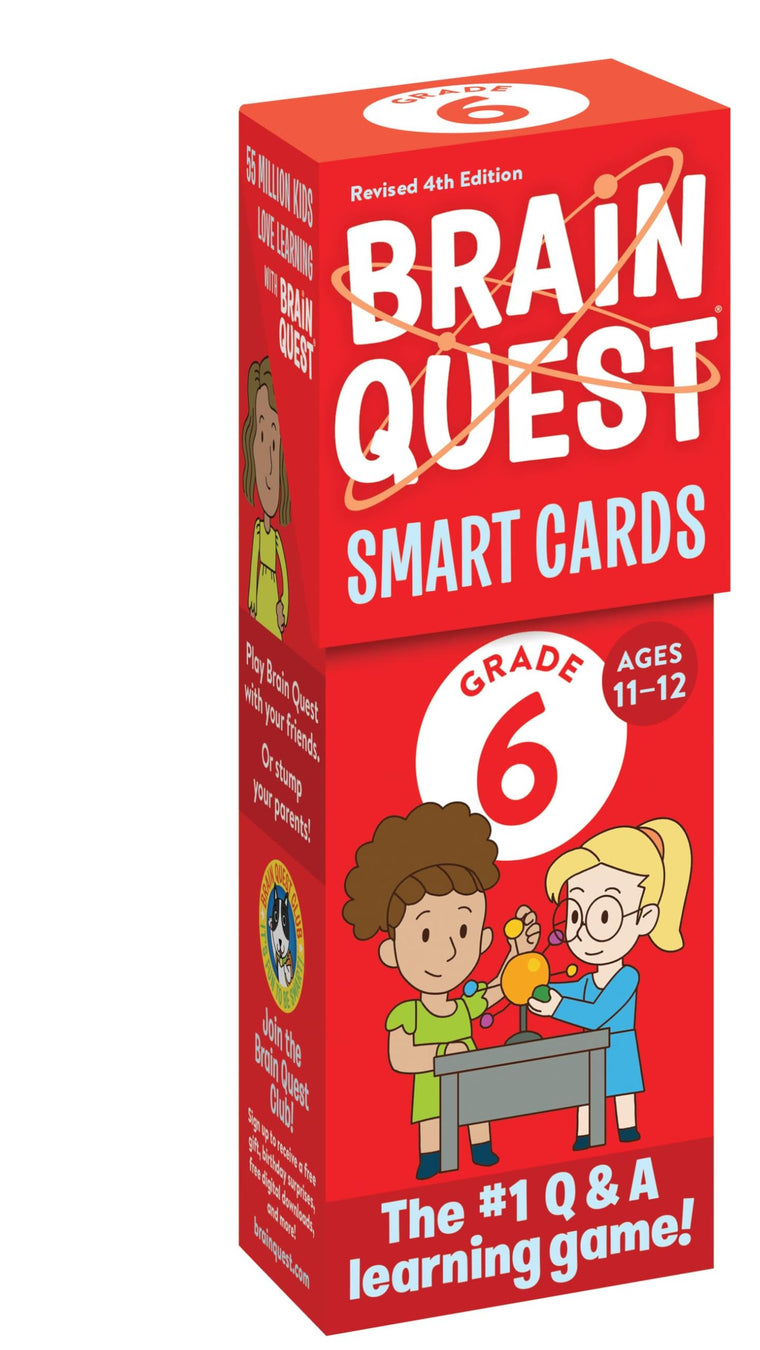 Brain Quest 6th Grade Smart Cards Revised 4th Edition (Brain Quest Smart Cards)