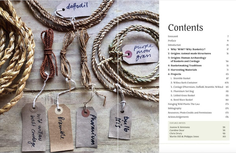 Wild Basketry: Making baskets and natural cordage from foraged plants — back cover