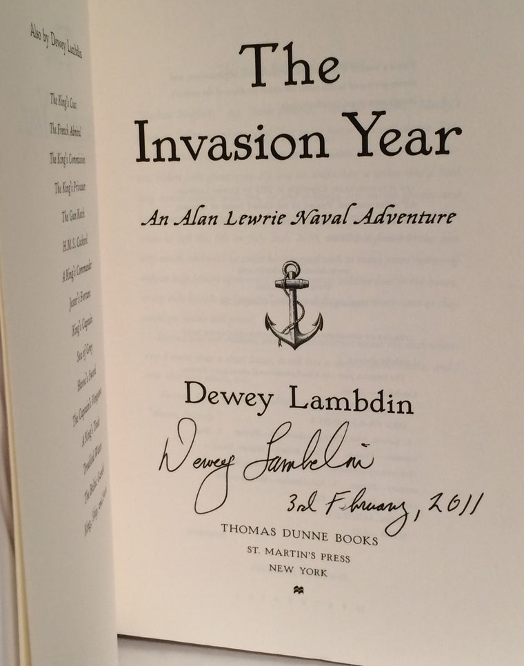 The Invasion Year: An Alan Lewrie Naval Adventure (Alan Lewrie Naval Adventures) — back cover