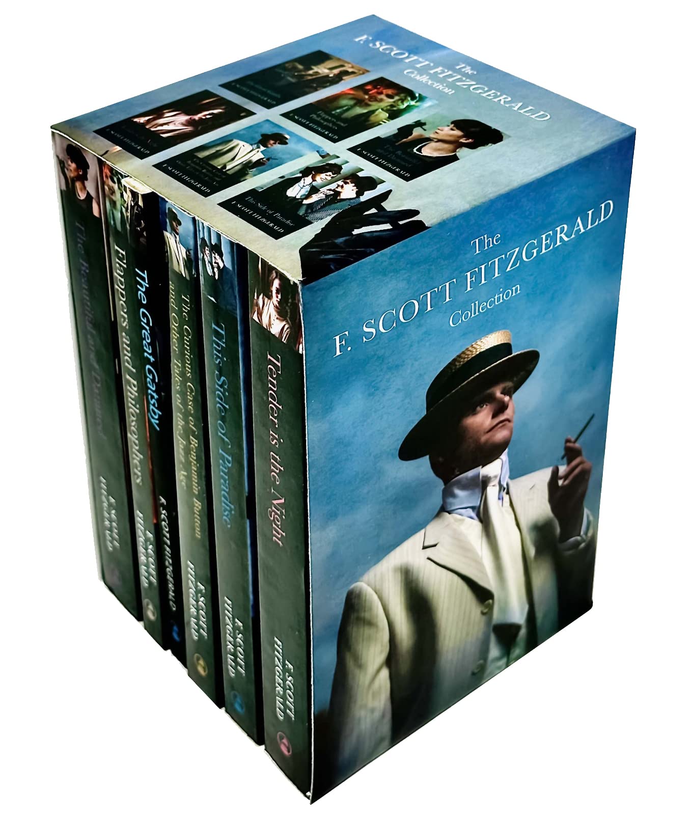 F. Scott Fitzgerald 6 Books Collection Box Set (The Great Gatsby, Flappers and Philosophers, The Beautiful and Damned, Tender is the Night, This side of Paradise & Curious case of Benjamin Button)