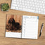 Dachshunds  2025 6 x 7.75 Inch Spiral-Bound Wire-O Weekly Engagement Planner Calendar  New Full-Color Image Every Week  BrownTrout  Animals Dog Breeds Pets