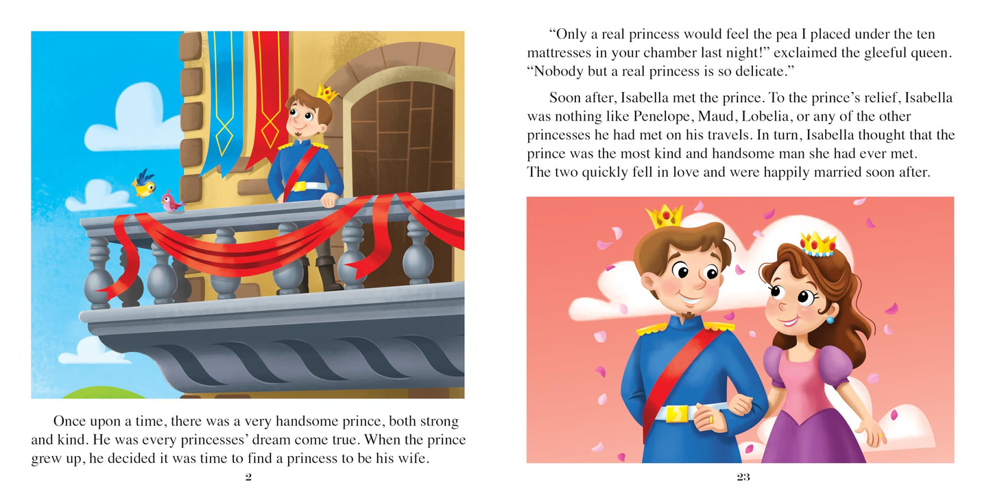 Phidal The Princess and the Pea Little Classics - Stories for kids, 24-page storybook