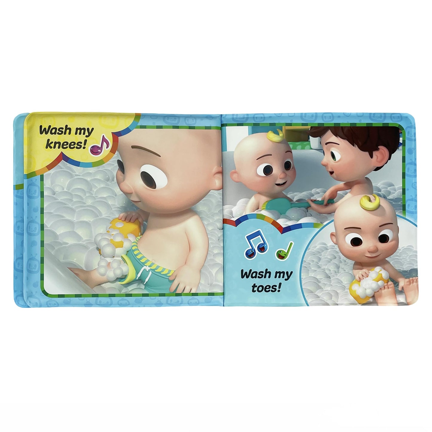 CoComelon Time to Get All Clean - Vinyl Waterproof Bath Book