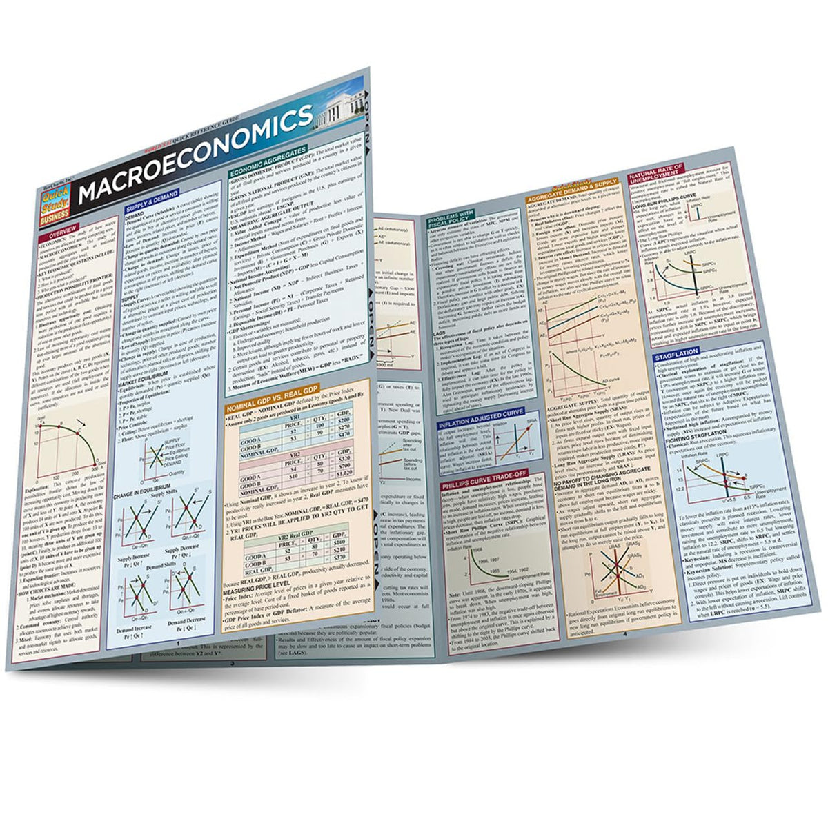 Macroeconomics QuickStudy Laminated Reference Guide (QuickStudy Business)