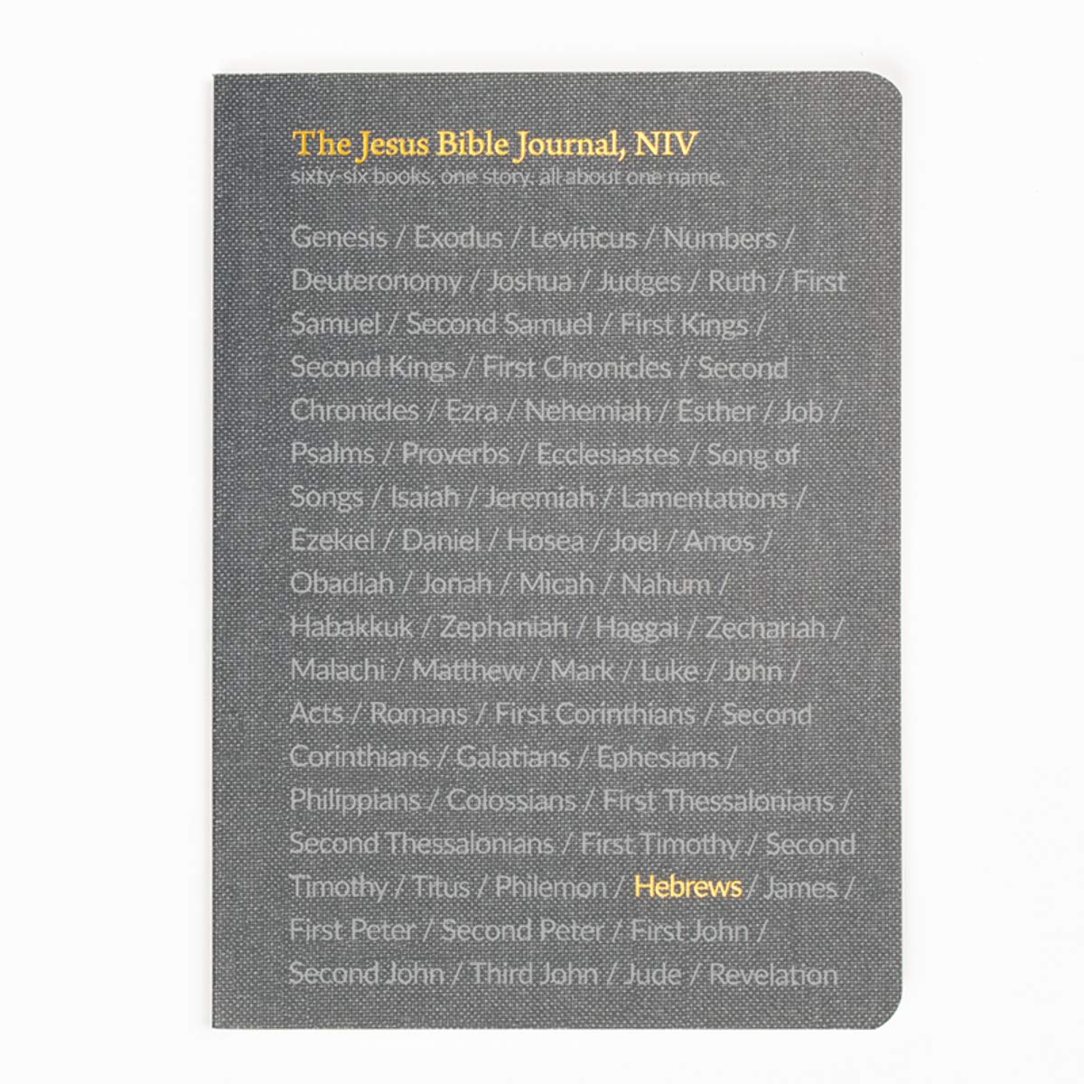 The Jesus Bible Journal, Hebrews, NIV, Paperback, Comfort Print