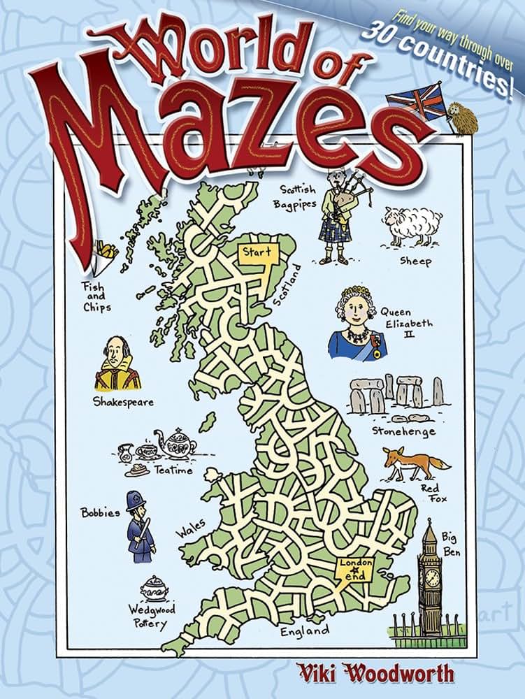 World of Mazes (Dover Kids Activity Books)