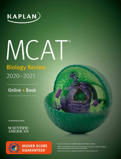 MCAT Biology Review 2020-2021: Online + Book (Kaplan Test Pr