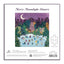 Galison Merry Moonlight Skaters 500 Piece Foil Puzzle from Galison - Featuring Beautiful Illustrations of a Festive Winter Scene with Gold Foil Accents, 20" x 20", Makes a Wonderful