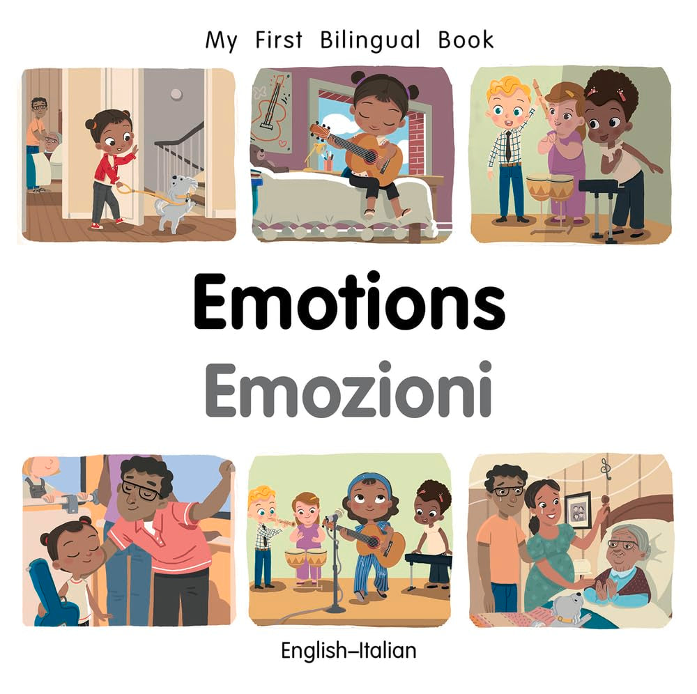 My First Bilingual Book-Emotions (English-Italian) (Italian and English Edition)