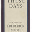 These Days: New Poems