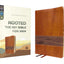 Rooted: The NIV Bible for Men, Leathersoft, Brown, Thumb Indexed, Comfort Print