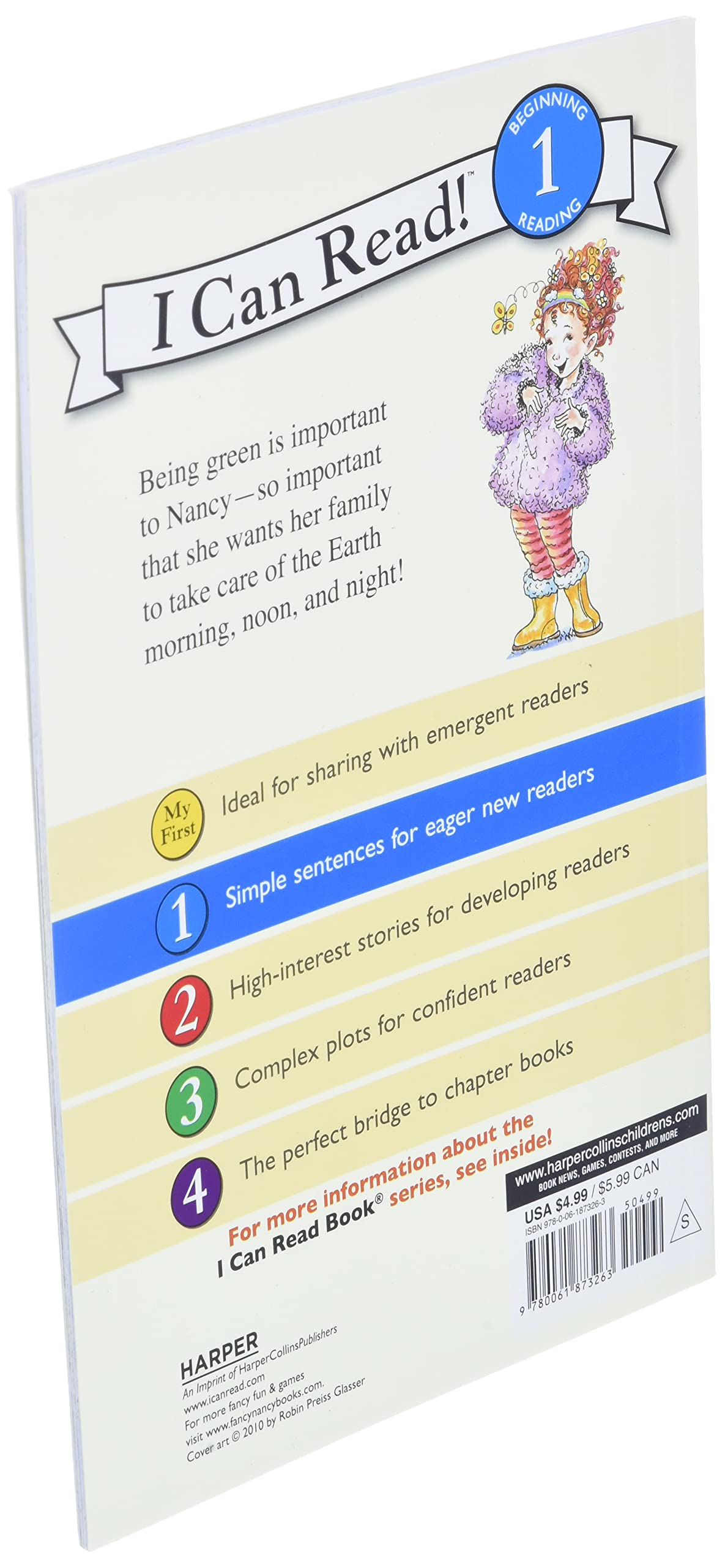 Fancy Nancy: Every Day Is Earth Day: A Springtime Book For Kids (I Can Read Level 1)