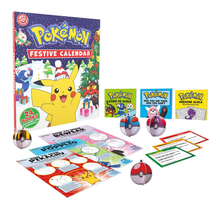 Pokémon Festive Calendar — back cover