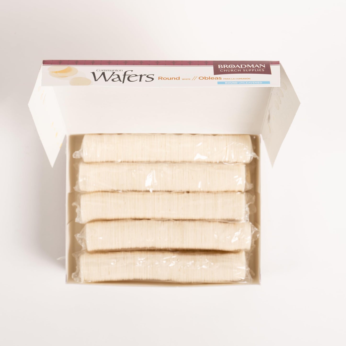 Broadman Church Supplies Communion Wafer, Round with Cross D