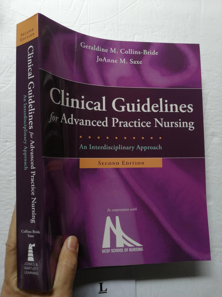 Clinical Guidelines For Advanced Practice Nursing: An Interdisciplinary Approach — back cover