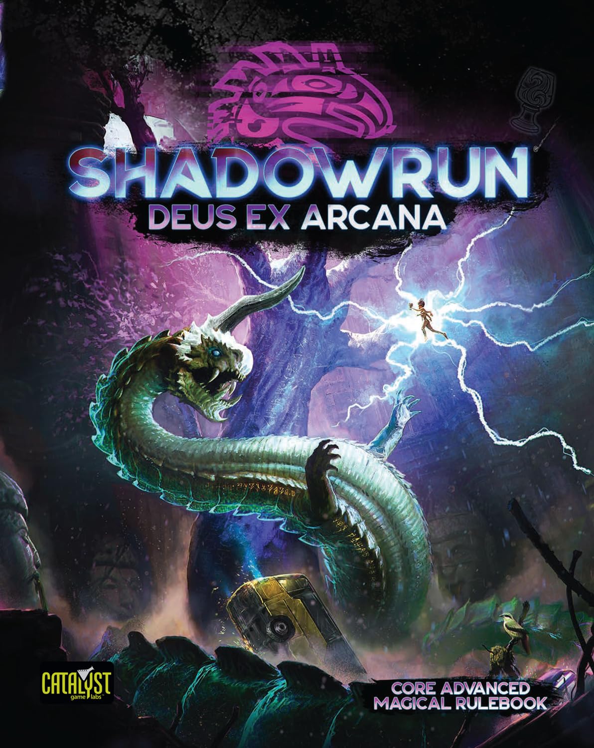 Shadowrun Deus Ex Arcana by Catalyst Game Labs  Ages 14+  2-8 Players  Advanced Magical Rulebook for 6th Edition  Expanded Spellcasting, Ritual Magic & Supernatural Systems
