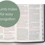 NLT Large Print Thinline Reference Holy Bible (Red Letter, Genuine Leather, Navy Blue, Indexed): Includes Free Access to the Filament Bible App ... Notes, Devotionals, Worship Music, and Video