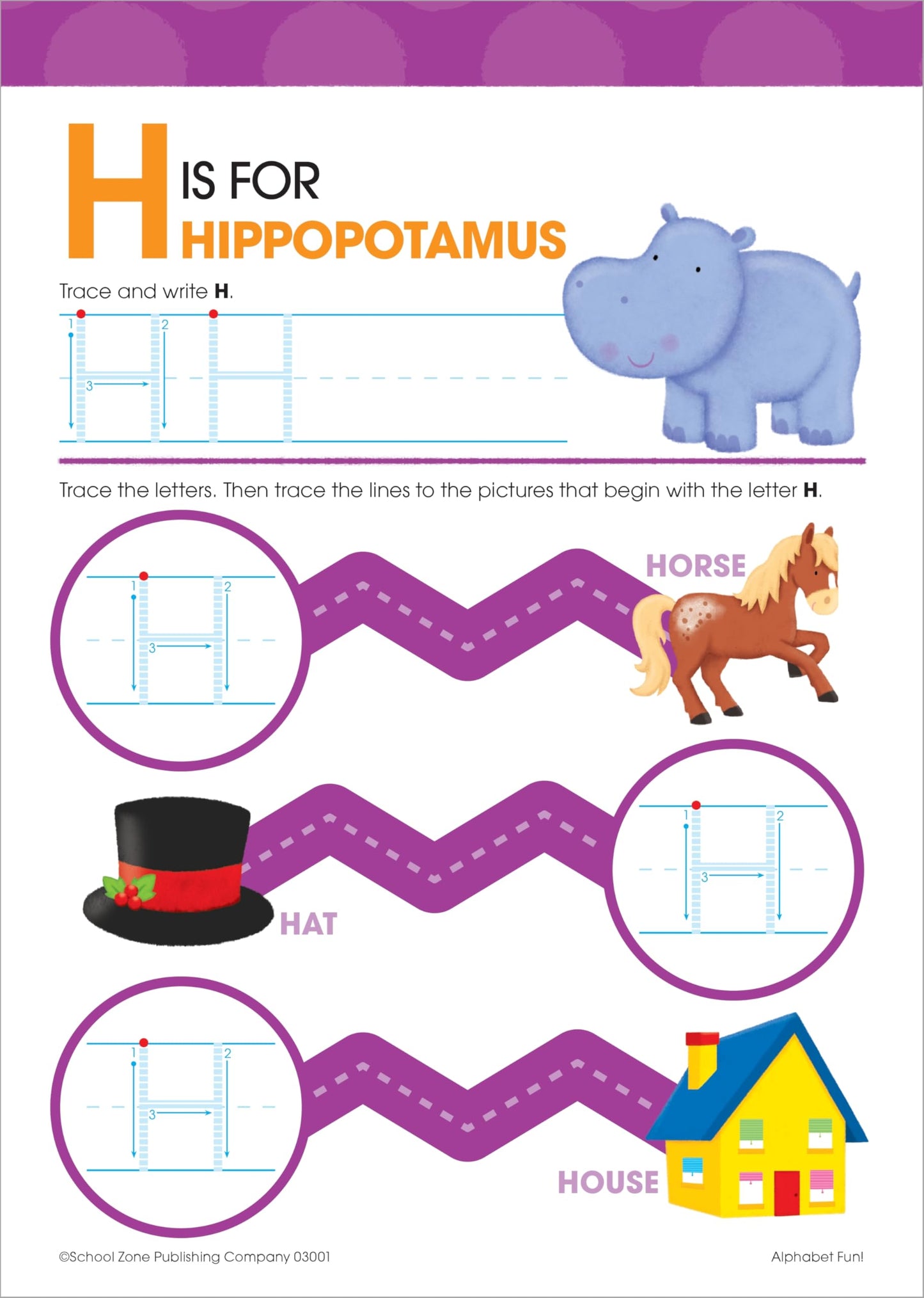 School Zone Alphabet Fun! Write & Reuse Workbook