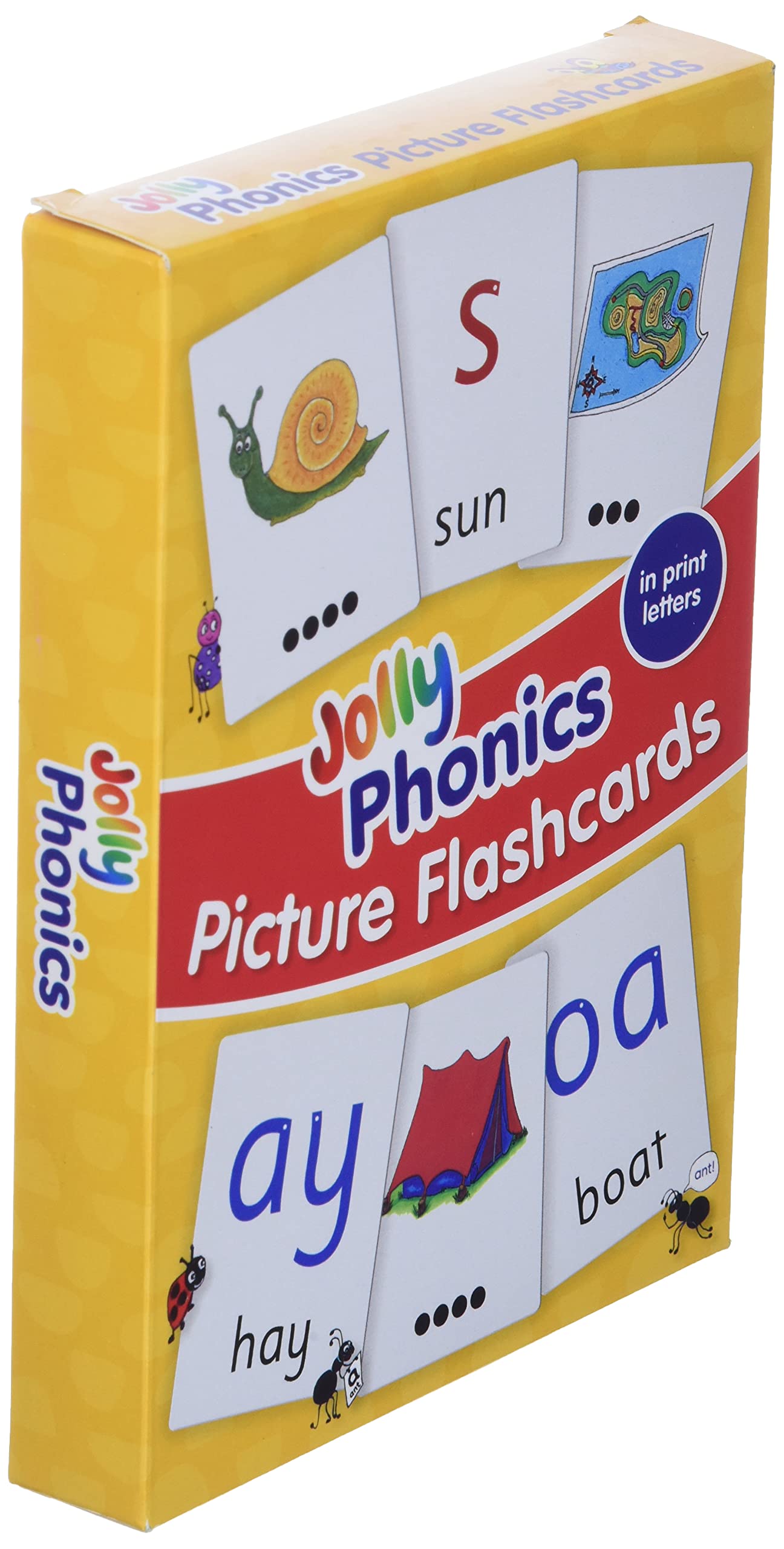 Jolly Phonics Picture Flash Cards: In Print Letters