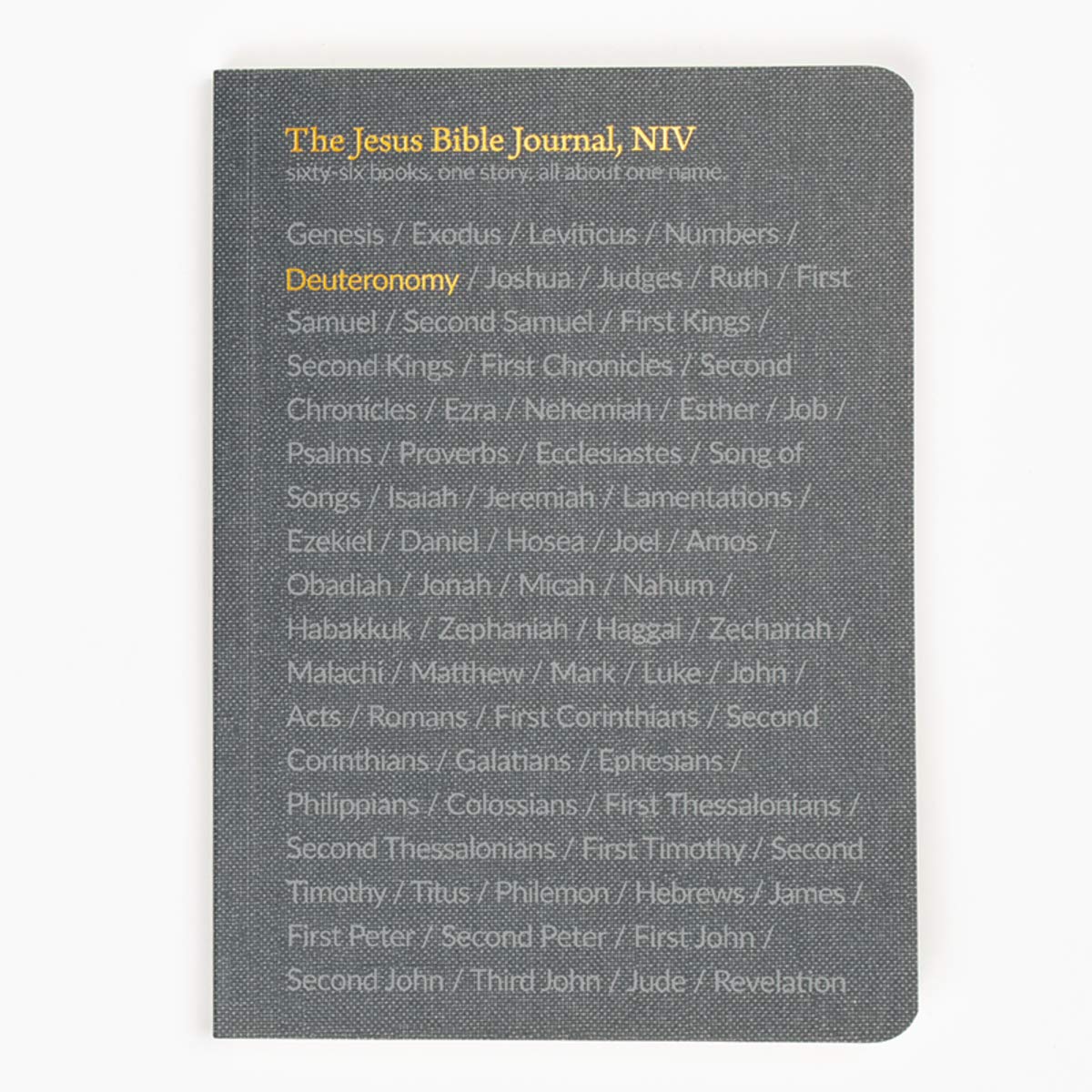 The Jesus Bible Journal, Deuteronomy, NIV, Paperback, Comfort Print