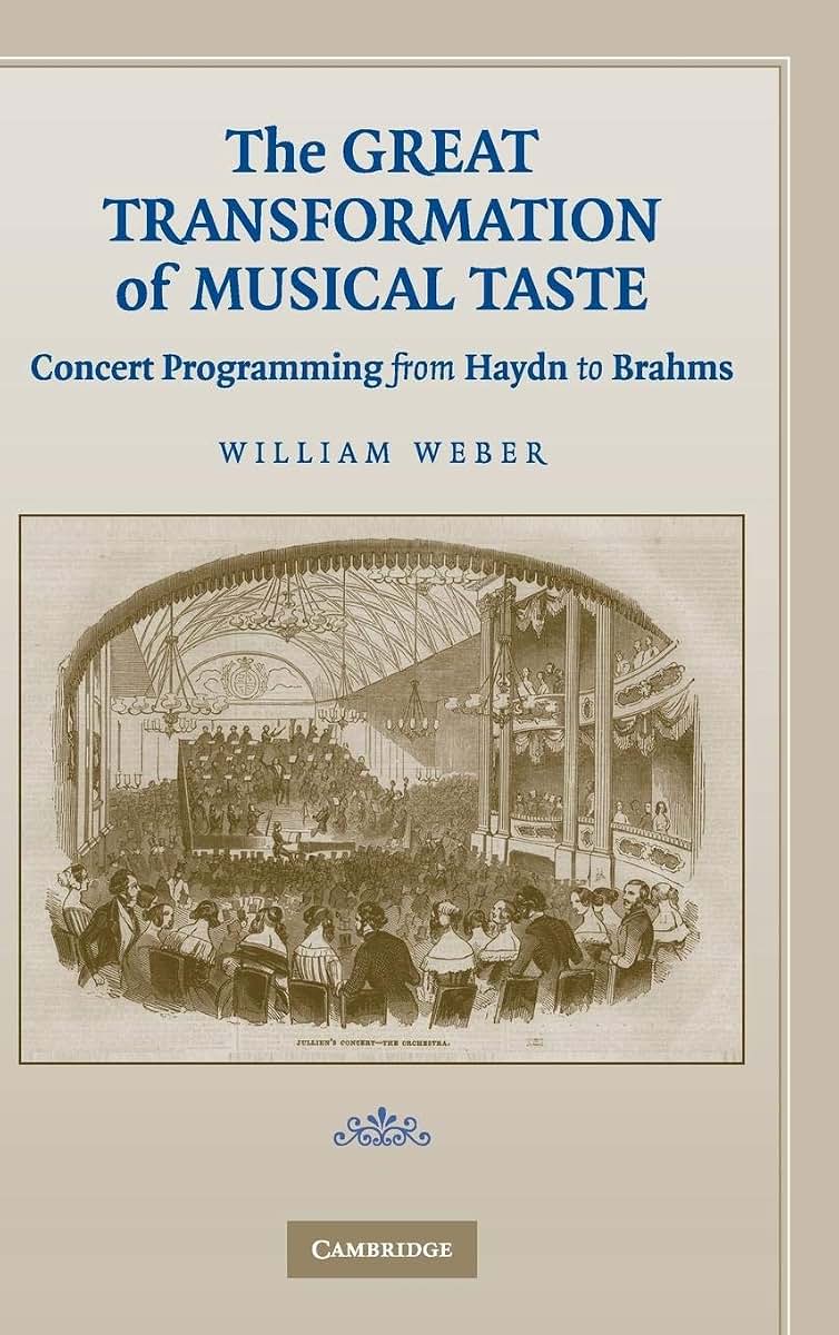 The Great Transformation of Musical Taste: Concert Programming from Haydn to Brahms