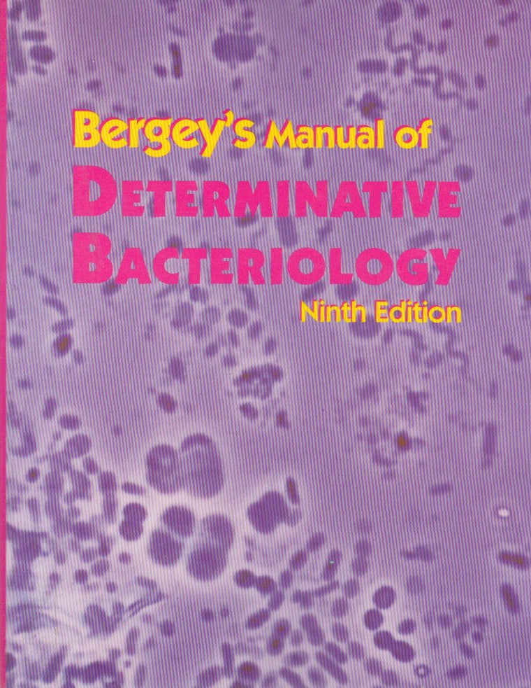 Bergey's Manual of Determinative Bacteriology by Holt PhD, J