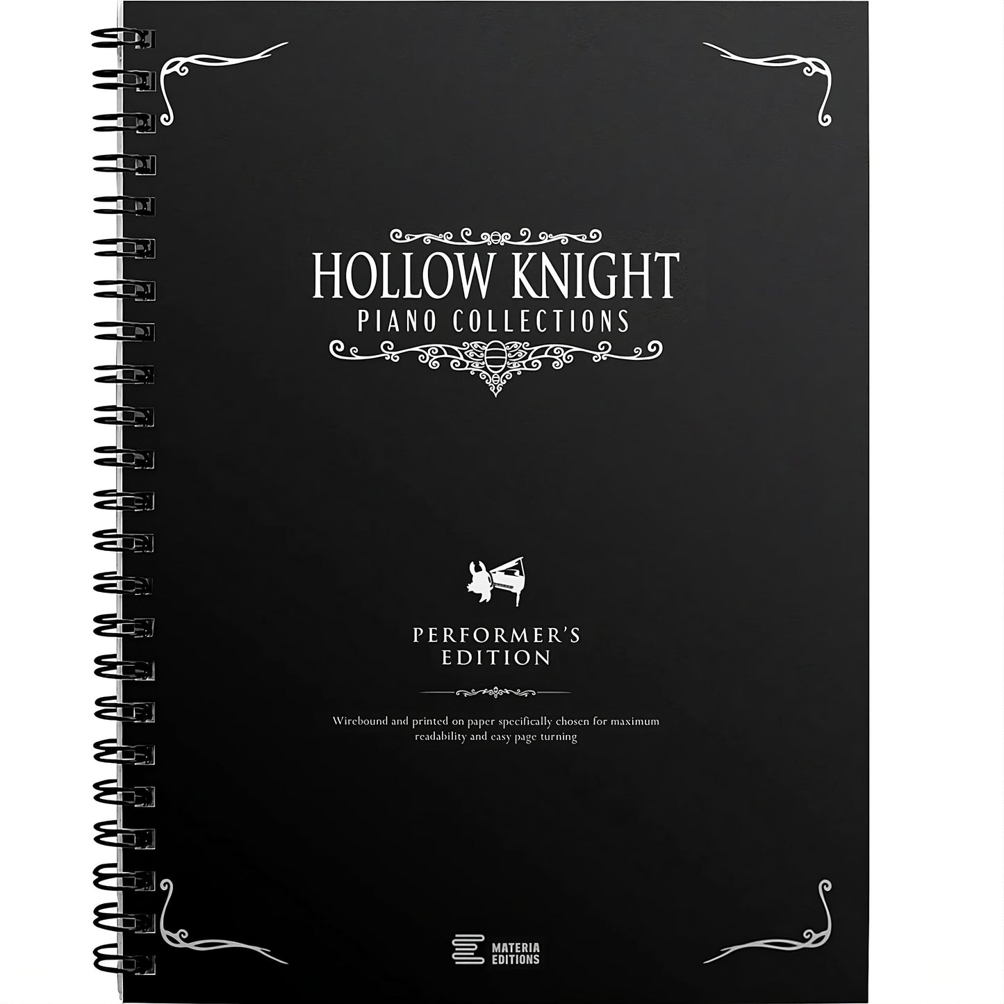 Hollow Knight Piano Collections Performer's Edition Sheet Music Book - Composed by Christopher Larkin and Arranged by David Peacock - Materia Publishing[Spiral Bound]