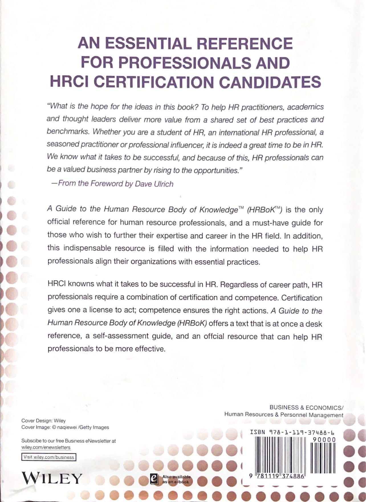 A Guide to the Human Resource Body of Knowledge (HRBoK)
