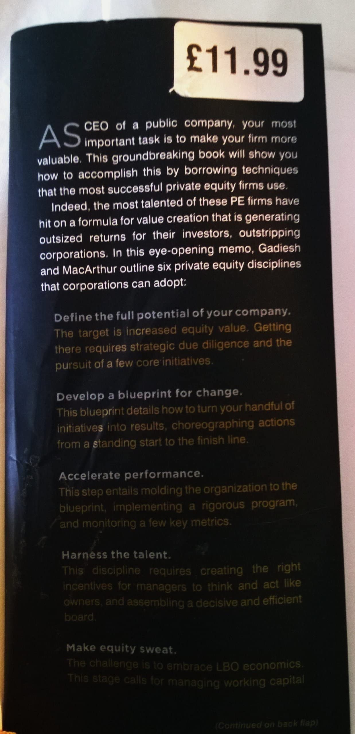 Lessons from Private Equity Any Company Can Use (Memo to the