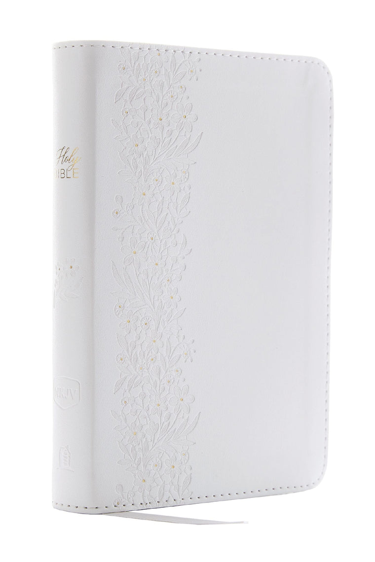 NKJV, Bride's Bible, Leathersoft, White, Red Letter, Comfort Print: Holy Bible, New King James Version