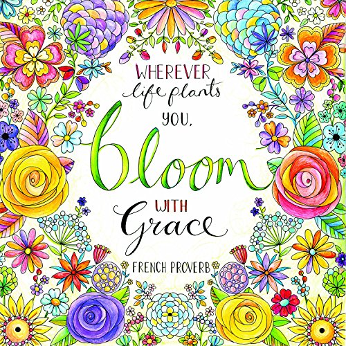 Joyous Blooms to Color: Coloring Book for Adults and Kids to Share: A Springtime Book For Kids